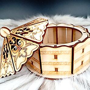 ШКАТУЛКА ЮРТА (резная малая)