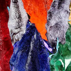 ШКУРЫ КРОЛИКА (разноцветные)