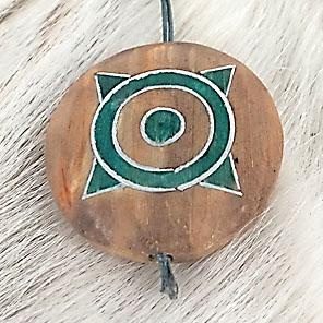 ПОДВЕСКА «Солярный знак» из дерева