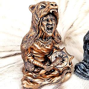 СТАТУЭТКА ШАМАН-МЕДВЕДЬ (металл)