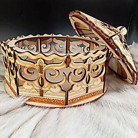 ШКАТУЛКА ЮРТА (резная)