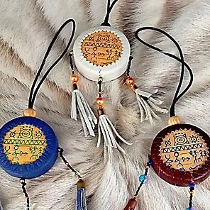 БУБЕН СУВЕНИРНЫЙ (кожа, береста)