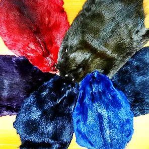 ШКУРКИ ОНДАТРЫ (цветные)