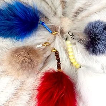 БРЕЛОК ИЗ МЕХА