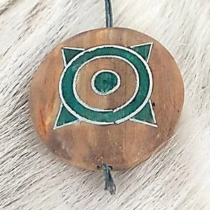 ПОДВЕСКА «Солярный знак» из дерева